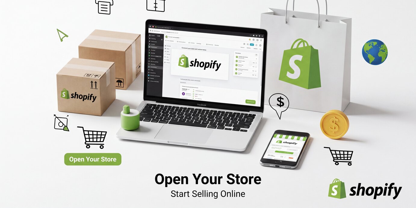 The AI Shopify Tool-Kit: a storefront being built out across desktop and mobile.
